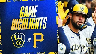 Brewers vs. Pirates Game Highlights (4/25/24) | MLB Highlights