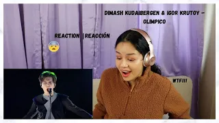 DIMASH KUDAIBERGEN & IGOR KRUTOY - Olimpico  FIRST TIME REACTION