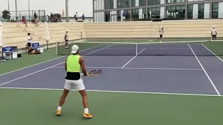 Rafael Nadal INTENSE Practice for US Open 2021