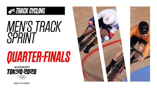 Men's Track Sprint - TRACK CYCLING |Quarter-final heat 1 & 2 Highlights | Olympic Games - Tokyo 2020