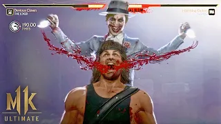 Mortal Kombat 11 Ultimate - Joker vs. Rambo Fight ( VERY HARD ) | PS4 Gameplay