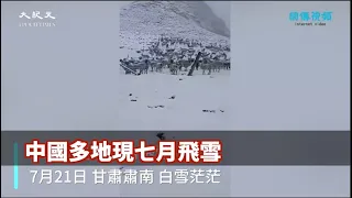 【焦點】四川、甘肅、青海等多地七月飛雪❄️民眾熱議💥  | 台灣大紀元時報