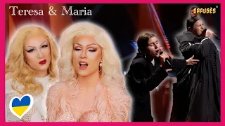 LT Drag Queens React | Ukraine 🇺🇦 | alyona alyona & Jerry Heil - Teresa & Maria | Eurovision 2024