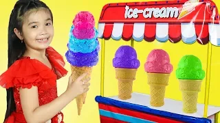 Hana Pretend Play with Wooden Ice Cream Shop Toys