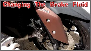 Changing The Brake Fluid - Yamaha X-MAX 300