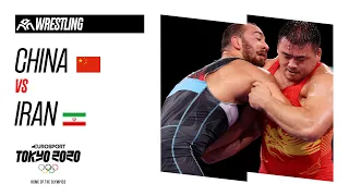 CHINA vs IRAN | Freestyle Wrestling 125kg - Bronze - Highlights | Olympic Games - Tokyo 2020