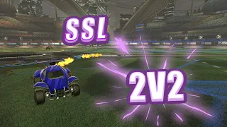 almost a 0 SECOND PEAK | Rocket League SSL 2v2