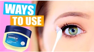 10 WEIRD Ways to Use Vaseline: Vaseline life hacks!