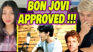 Dimas Senopati | Bon Jovi - Bed Of Roses ( Acoustic Cover ) | FIRST TIME WATCHING