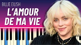 L’AMOUR DE MA VIE (EASY PIANO TUTORIAL) - Billie Eilish