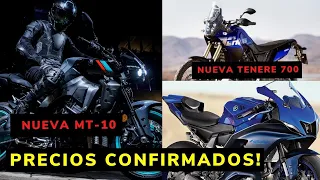 Lo Último de YAMAHA | MT-10, TENERE 700 y R7 | Cam Daza