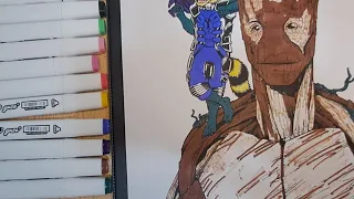 Coloring the Guardians of the Galaxy