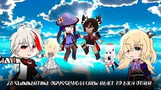 | Summertime Odyssey/GAA crew react to each other | Genshin Impact | 2.8 |