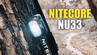 НАЛОБНЫЙ ФОНАРЬ NITECORE NU33 - 700 ЛЮМЕН, АЛЮМИНИЕВЫЙ КОРПУС, РАЗДЕЛЬНЫЙ СВЕТ