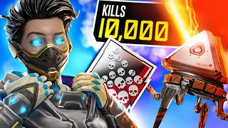 How she got 2 HEIRLOOMS & 10,000 WRAITH KILLS in Apex Legends