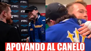 Peso Pluma Llega ala Pelea Del Canelo y le da Este Consejo! 🥊