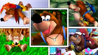 Evolution Of Banjo Kazooie Deaths And Game Over Screens (1998-2024)