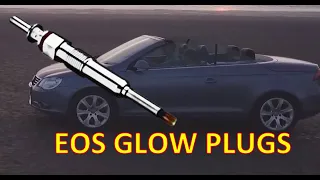 VW EOS 2.0 TDI GLOW PLUGS DO IT YOURSELF