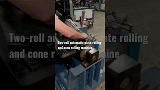 Two-roll automatic plate rolling and cone rolling machine #Rolling machine#Cone Roller