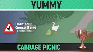 Untitled Goose Game - Yummy 🏆 - Trophy Guide - Cabbage picnic