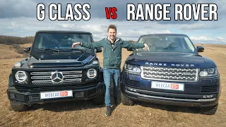 MERCEDES G CLASS vs RANGE ROVER - Care e mai puternic?