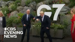 President Biden meets with world leaders at G7 summit