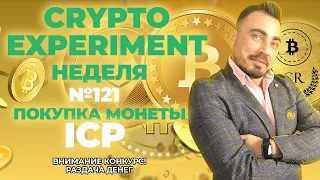 Crypto Experiment. Неделя №121.Покупка монеты ICP