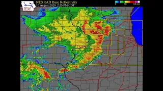 Iowa Derecho Last Year | 140 mph Max Winds