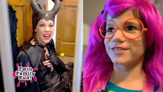 Maleficent and Little Mermaid Ariel BLOOPERS!