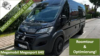 Endlich! Unsere Meggie ist da!! Roomtour Megamobil Megasport 640 - Modell 2022 - mit Erweiterungen!!