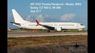 SmartLynx Malta, Boeing 737 MAX 8, Munster / Osnabruck (FMO) - Rhodes (RHO)