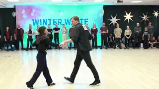 Winter White  2023 - Strictly Open Final 1st Place  Robin Lysaker  & My Hanh Tu