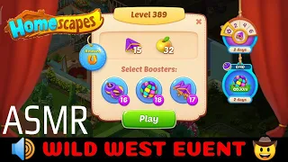 HOMESCAPES Level 389 | Wild West Event | ❌ NO Boosters | Android Game | ASMR 🔊