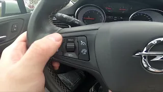 How to Enable or Disable Cruise Control in Opel Astra K ( 2015 – 2022 )