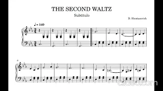 SHOSTAKOVICH. Vals nº 2. Nivel principiante / The second waltz. Beginner level