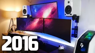 My NEW ULTIMATE Gaming Setup & Room Tour! (Summer 2016 v2)