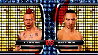 UFC Undisputed 3 Gameplay Eddie Wineland vs Kid Yamamoto (Pride)