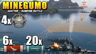 Destroyer Minegumo - Massacre with 6.5km torpedoes