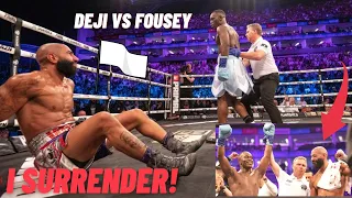 DEJI VS FOUSEY | DEJI DOMINATES & FOUSEY SURRENDERS | FULL FIGHT 2022