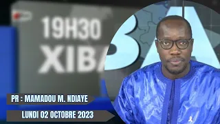 Xibaar yi 19h de ce 02 Octobre 2023 présenté par Mamadou Mouhamed Ndiaye