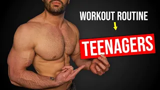 TEENAGER Workout Routine To Build Muscle! (FAST RESULTS!!)