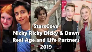 Nicky, Ricky, Dicky and Dawn Real Age and Life Partners 2019