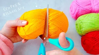 ❤️️ It's so Beautiful !! ⭐ Superb Craft Idea with Wool - DIY Easy Pom Pom Chiken Doll Keychain