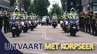 End of Watch | Guard of honor for a dutch police motorcyclist | Officer Arno, Dutch police