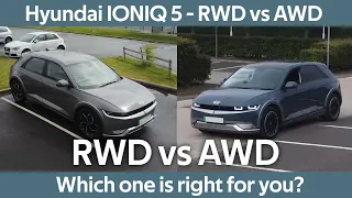 Hyundai IONIQ 5 RWD vs AWD Efficiency Test- Which one is right for you?