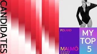 MY TOP 5 CANDIDATES | Poland 🇵🇱 | Eurovision 2024