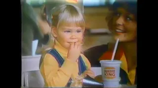 Burger King Nostalgic Commercial 1979