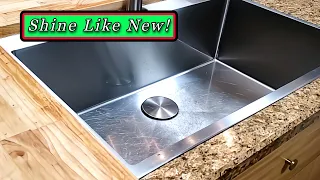 Water Spot WOES? This 1-Minute Trick Makes Your Sink Sparkle