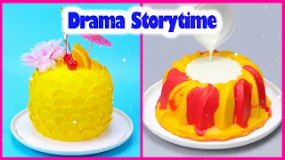 😵 Drama Storytime 🌈 7+ Satisfying Homemade YELLOW Cake Decorating For Your Darling