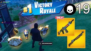 I WON Using Mythic Weapons ONLY! " Build " Gameplay🏆 ( Fortnite Chapter 5 Season 1)